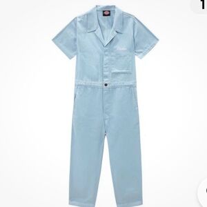 Dickies baby blue small short sleeve jump suit